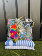 ETTA OG | quilted tote bag - huckleberry
