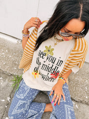 ETTA OG | see you in the middle of nowhere graphic tee - ivory