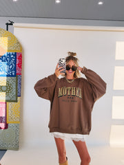 ETTA OG | mother like the wild west sweatshirt - brown