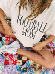 ETTA OG | football mom graphic tee - ivory