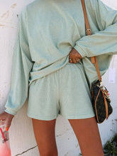 gimme more stripe shorts - mint