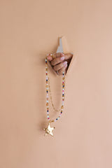 beljoy | ziggy star necklace - pink