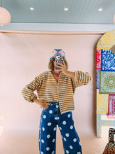 golden vista stripe sweater
