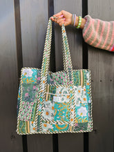 ETTA OG | quilted tote bag - evergreen