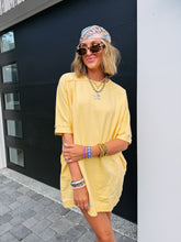DAVI & DANI | oversized tshirt dress - butter milk