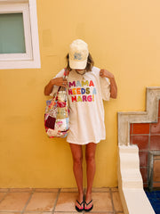 ETTA OG | mama needs a marg graphic tee - ivory / multicolor