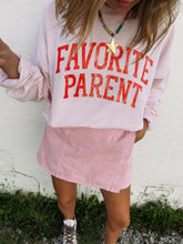 ETTA OG | favorite parent sweatshirt - pink / red