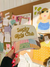 ETTA OG | lucky girls club trucker hat - patchwork