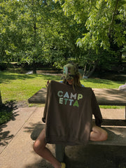 ETTA OG | camp etta sweatshirt - brown