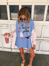 ETTA OG | i believe in ghosts graphic tee - denim