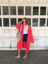 coral crush cardigan