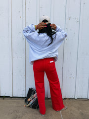 DAZE | far out cherry wide leg jeans