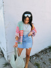 can't get enough stripe cardigan