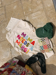 ETTA OG | mama needs a marg graphic tee - ivory / multicolor