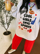 ETTA OG | cool girls love sports sweatshirt - ash