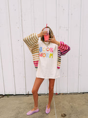 ETTA OG | book worm graphic tee - ivory
