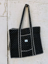ETTA OG | quilted tote bag - polka dot