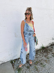 azalea eyelet barrel overalls