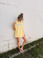 ETTA OG | mama needs a break graphic tee - butter yellow