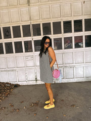 heading west gingham dress