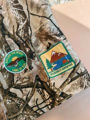 gone country camo patch jacket