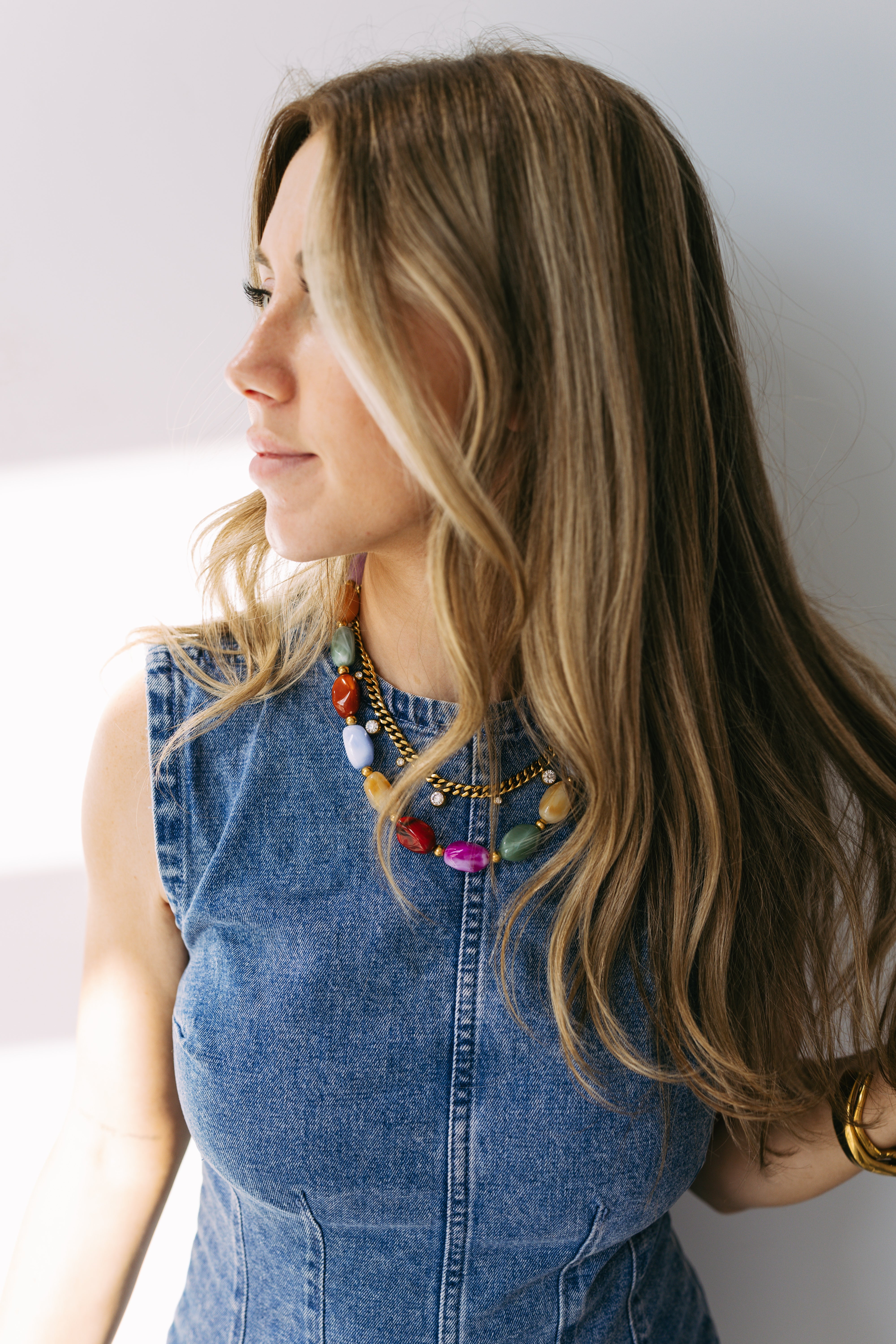 beljoy | color lover stone necklace