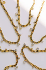 beljoy | chloe crystal necklace