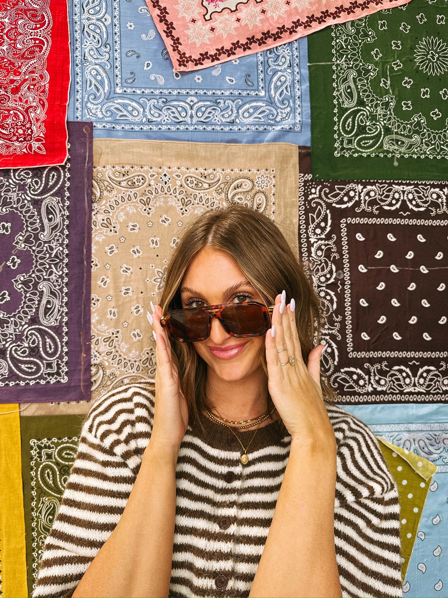 emalee square sunglasses