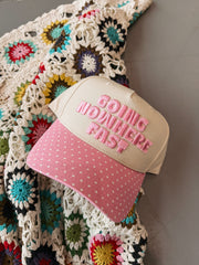 ETTA OG | going nowhere trucker hat - pink
