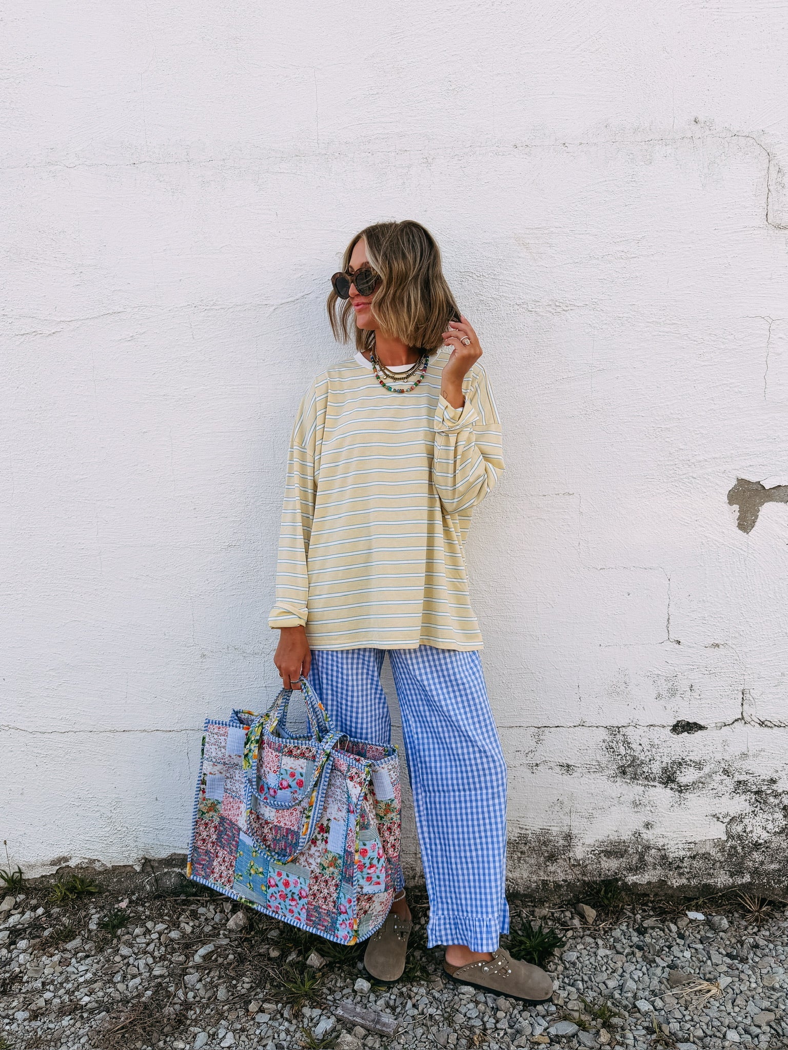 bread and butter stripe top