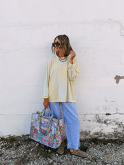 bread and butter stripe top