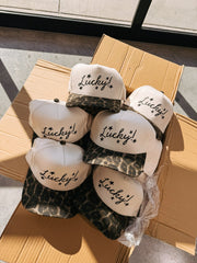 ETTA OG | lucky stars trucker hat - leopard
