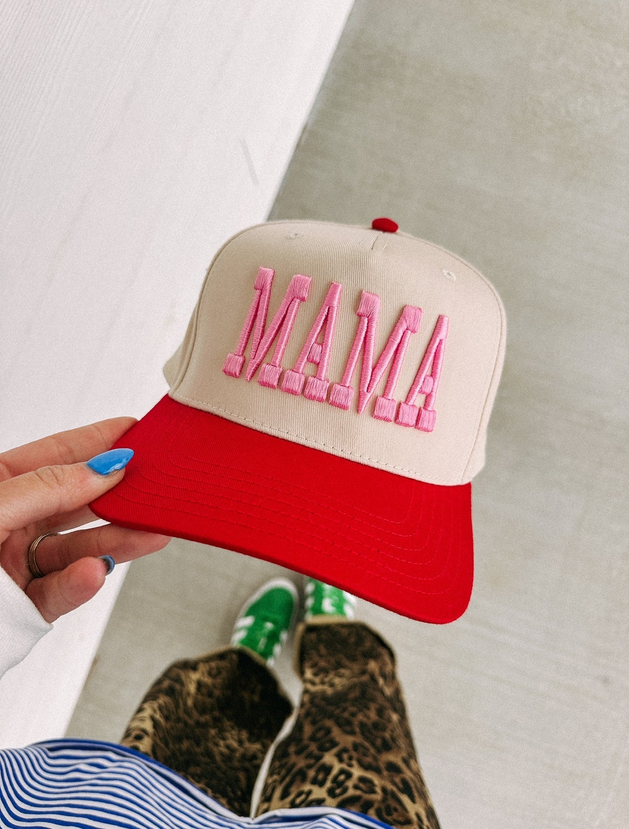 ETTA OG | mama puff trucker hat - pink