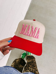 ETTA OG | mama puff trucker hat - pink