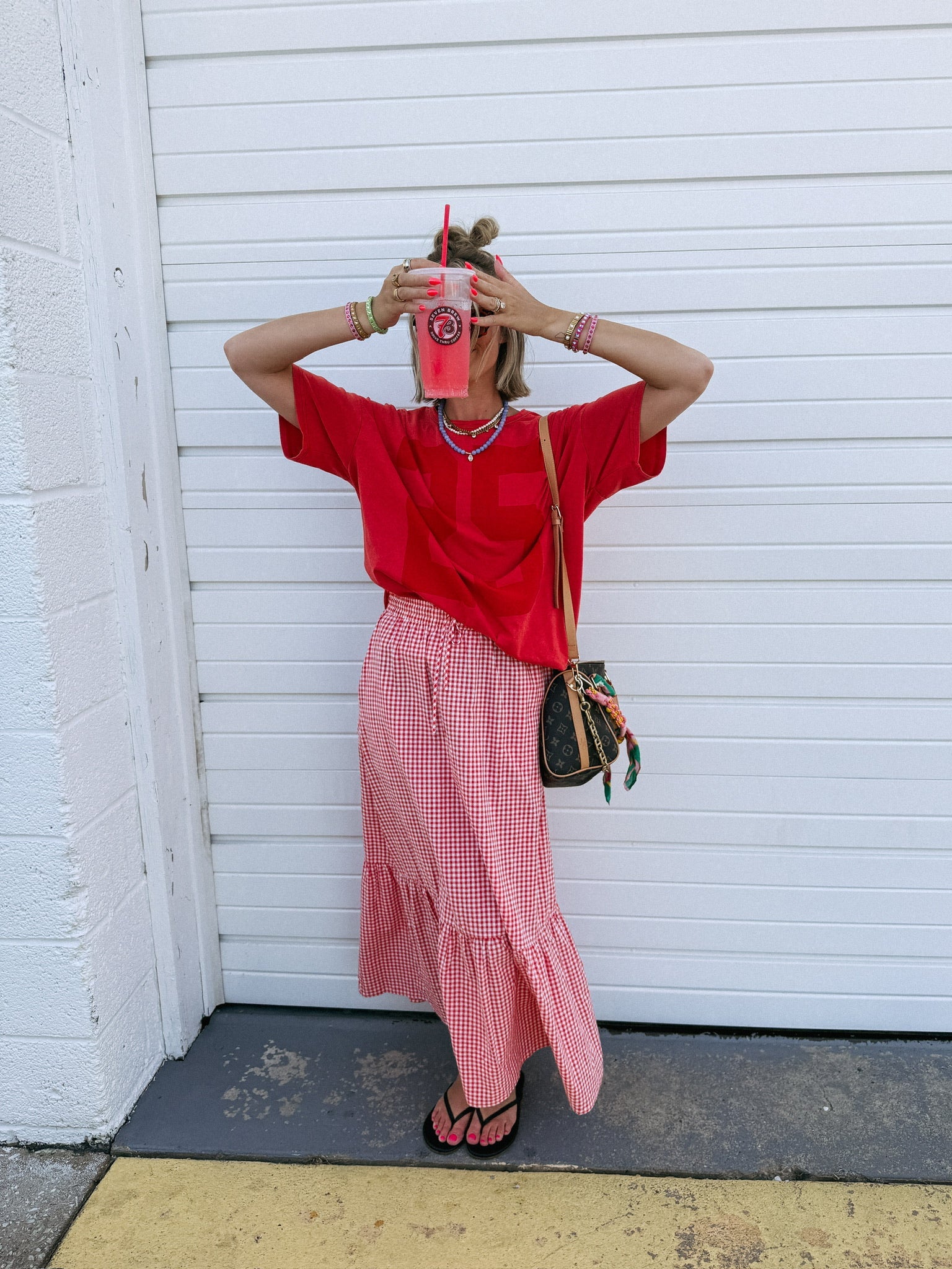 candy apple maxi skirt