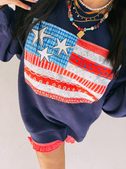 ETTA OG | girly flag sweatshirt