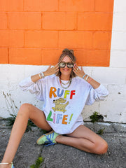 ETTA OG | ruff life sweatshirt - ash