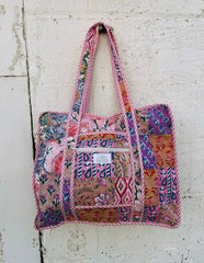 ETTA OG | quilted tote bag - peachy