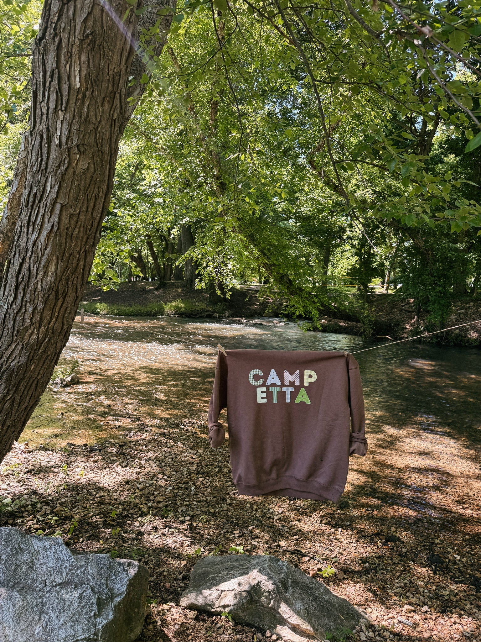 ETTA OG | camp etta sweatshirt - brown