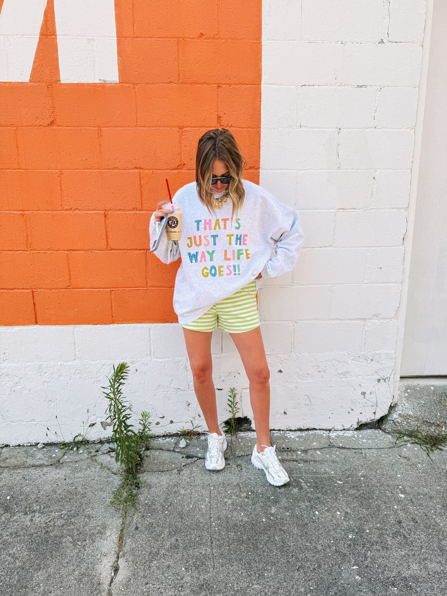 ETTA OG | just the way life goes sweatshirt - ash