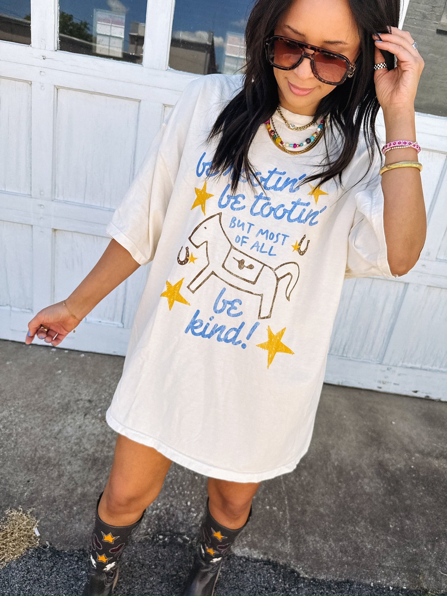 ETTA OG | be rootin' graphic tee - ivory