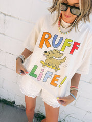 ETTA OG | ruff life graphic tee - ivory
