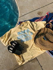 ETTA OG | stripe mama needs a marg graphic tee - butter yellow