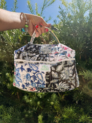 ETTA OG | quilted makeup bag - huckleberry