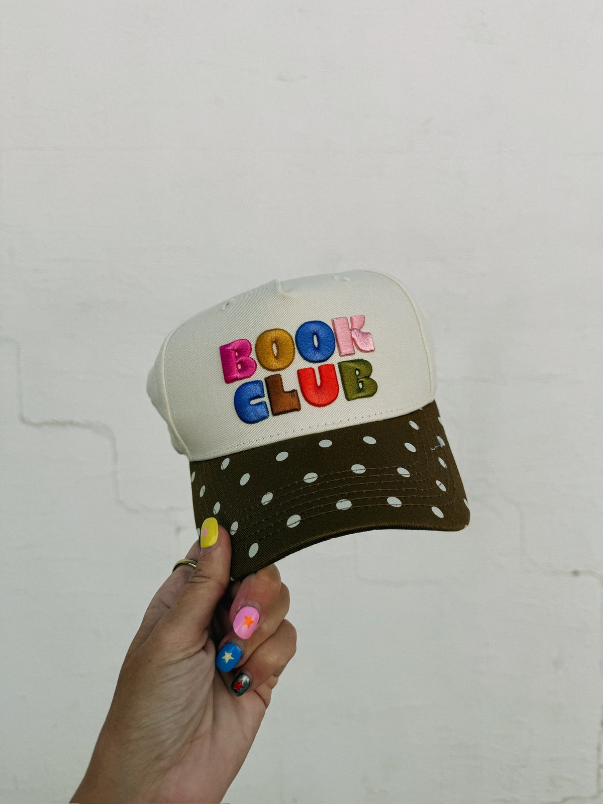 ETTA OG | book club trucker hat - polka dot