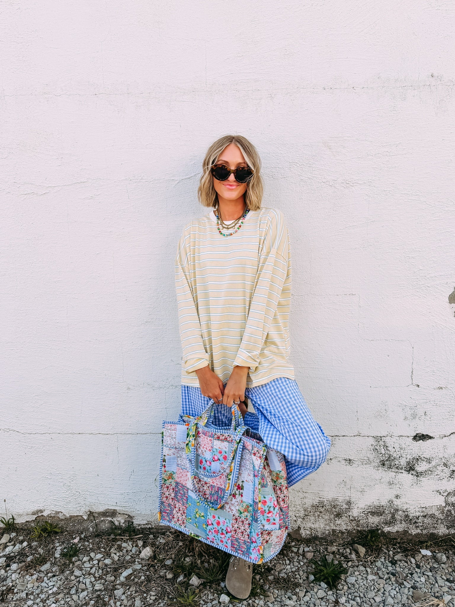 bread and butter stripe top