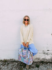bread and butter stripe top