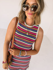 felicity crochet ruffle dress