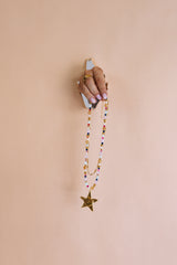 beljoy | ziggy star necklace - pink