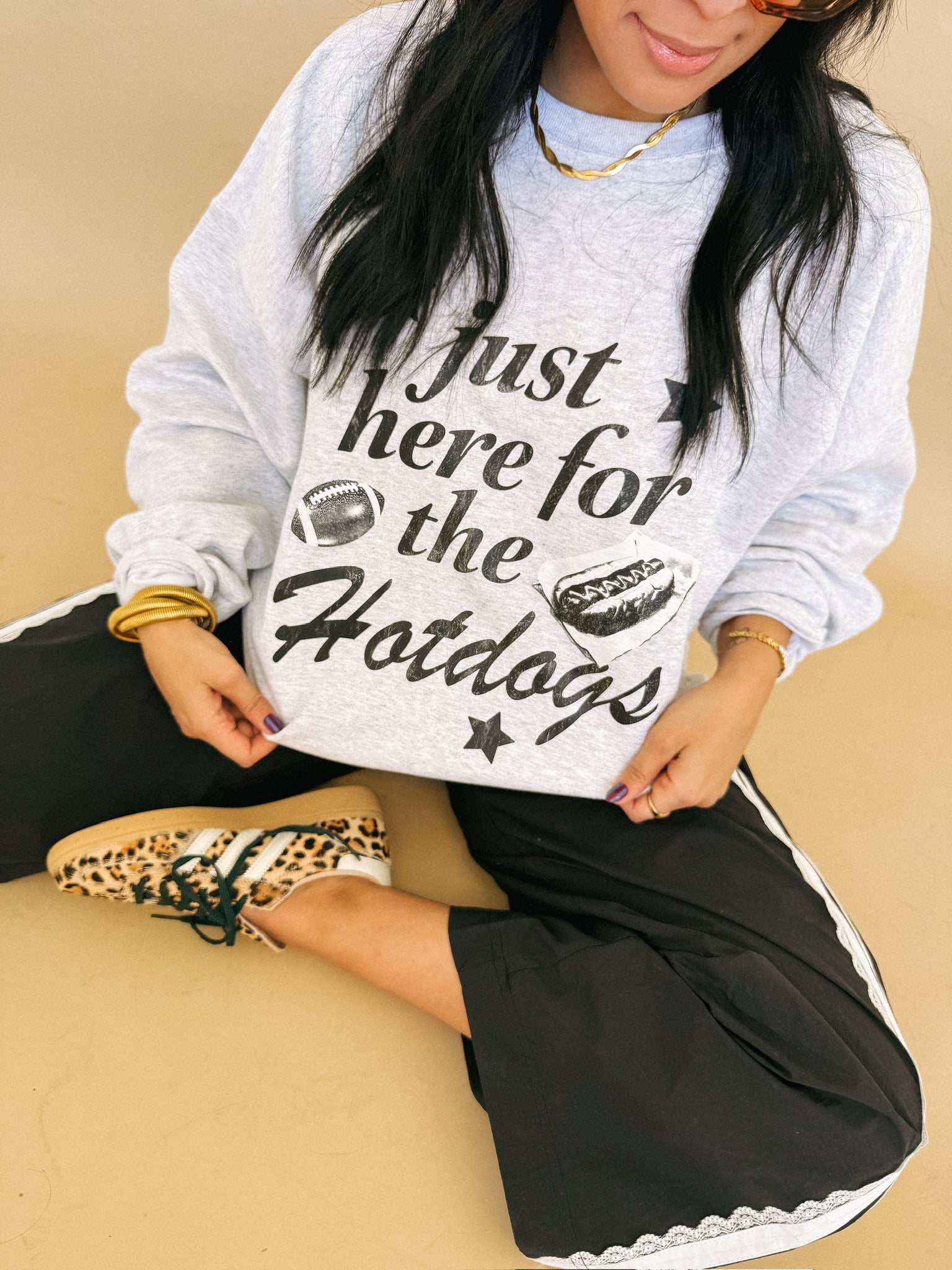 ETTA OG | here for the hotdogs sweatshirt